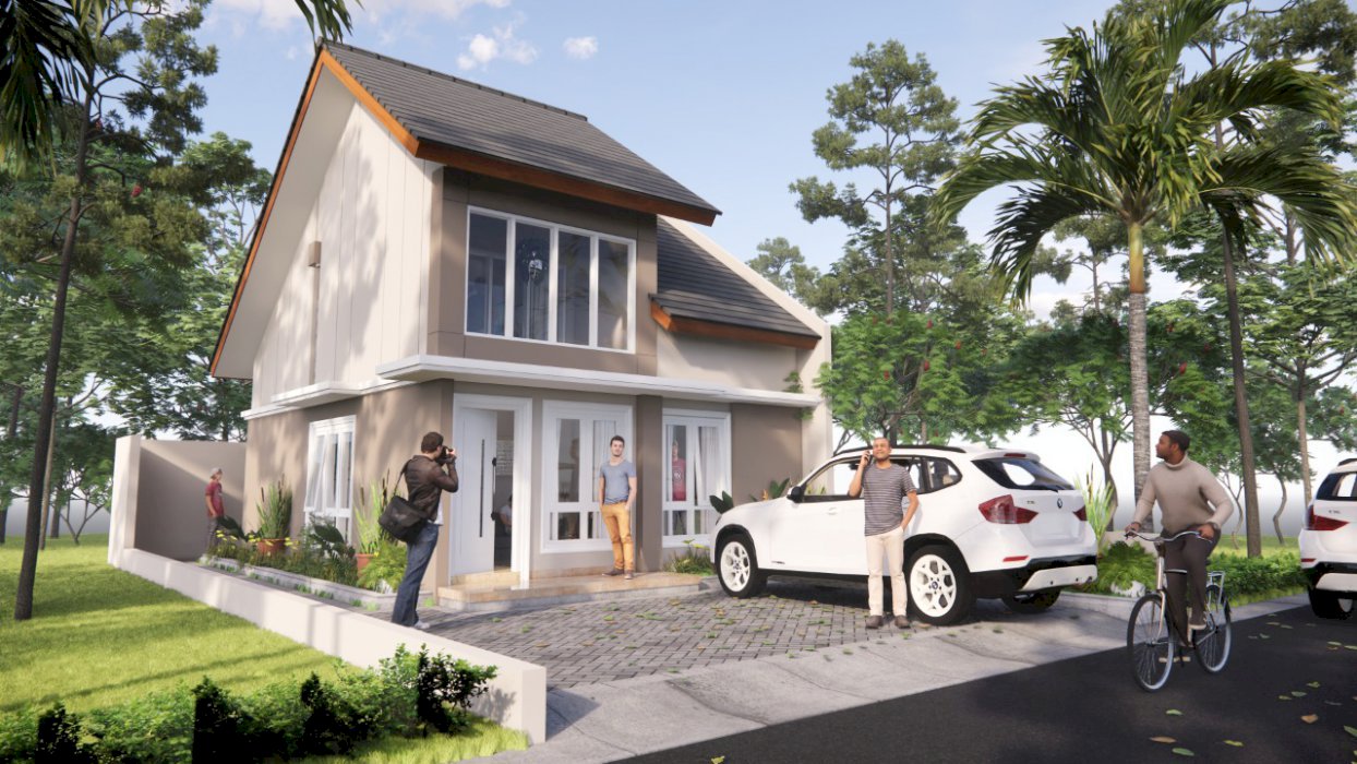 Rumah mewah 2lantai murah di utara ringin purwomartani