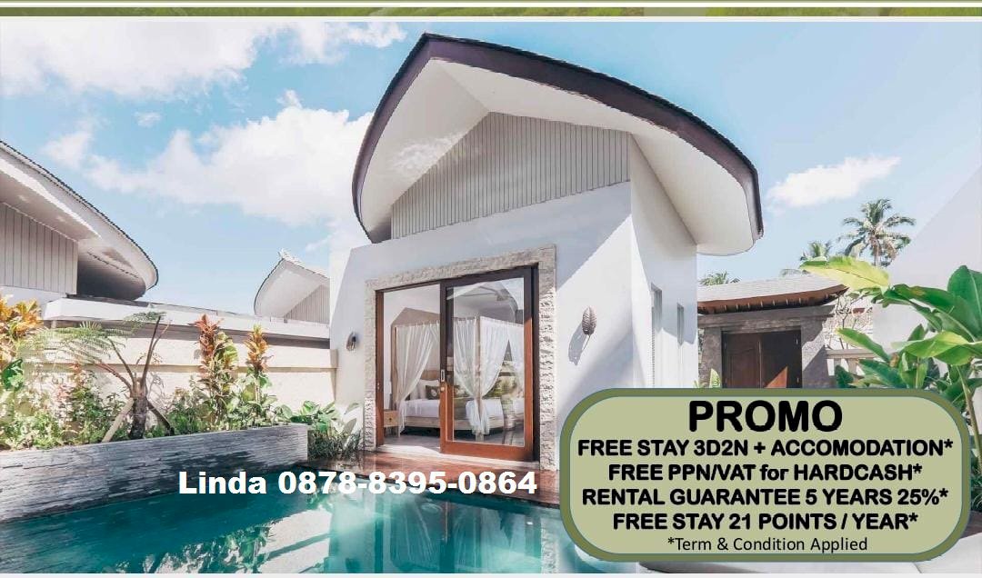 Daun LEBAR @ Payangan Ubud,Villa Resort,Buat Liburan & Passive Income