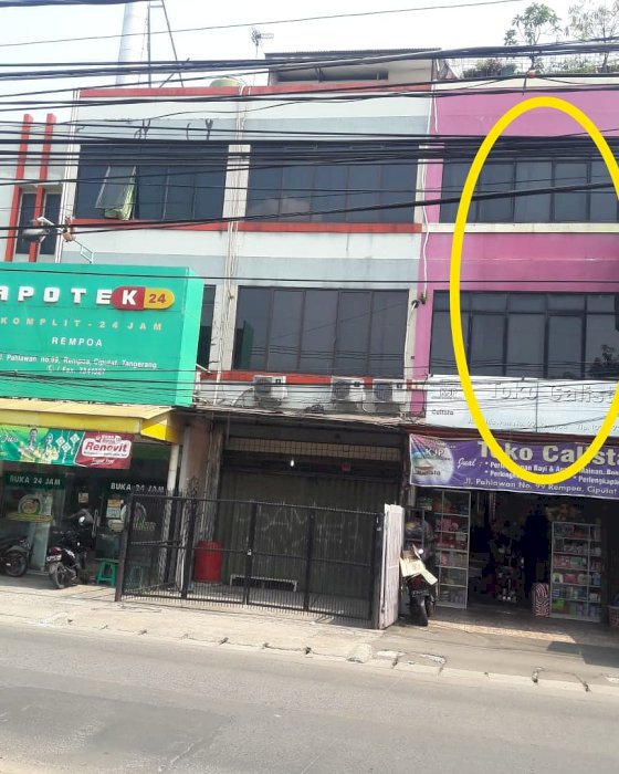Dijual ruko siap pakai lokasi jl raya rempoa