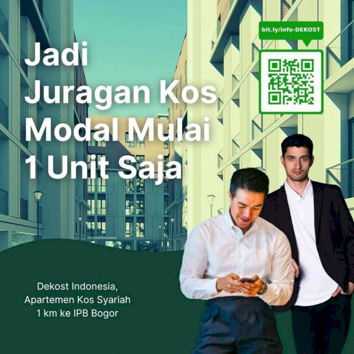 Pilihan Investor Properti Apartemen Kos Syariah terbaik di kota Bogor