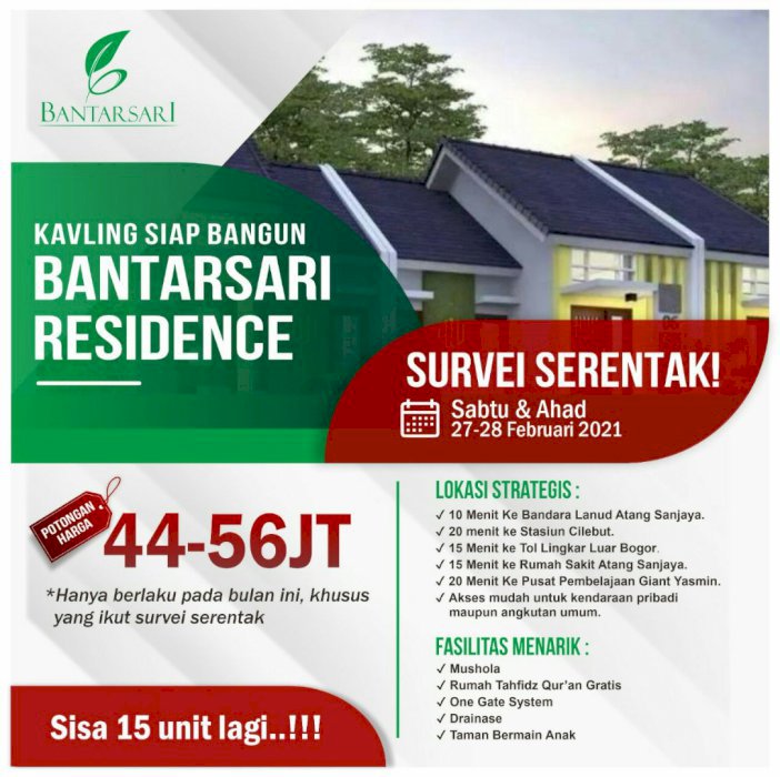 Kavling serba guna bantarsari di bogor