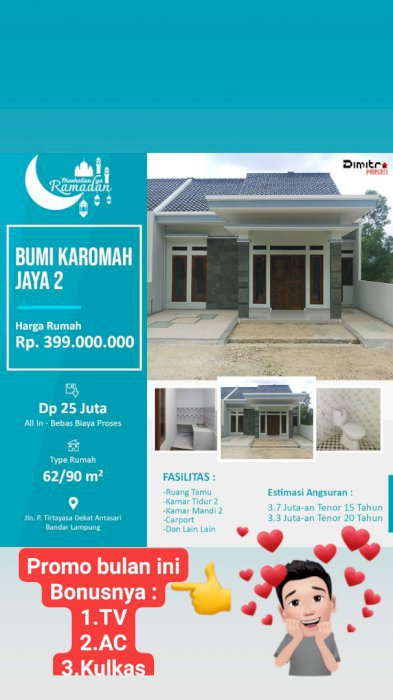 Jual Cepat Rumah Murah Dekat Antasari Banyak Bonusnya
