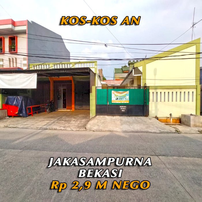 DIJUAL KOSAN JAKASAMPURNA BEKASI KALIMALANG STRATEGIS PENGHASILAN 14JT