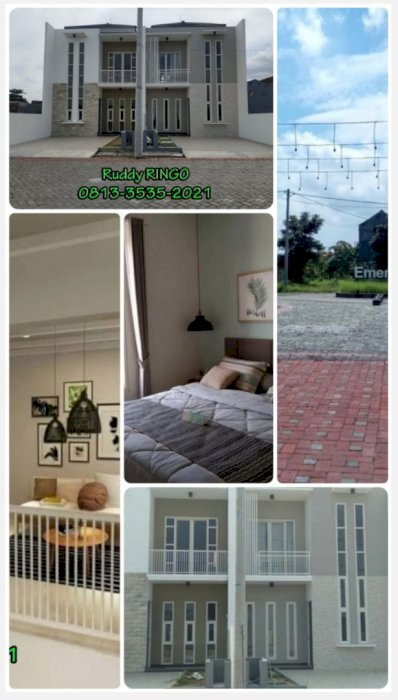 HUNIAN TYPE DIAMOND MODERN MINIMALIS MEWAH 2 LANTAI EMERAL VILLAGE