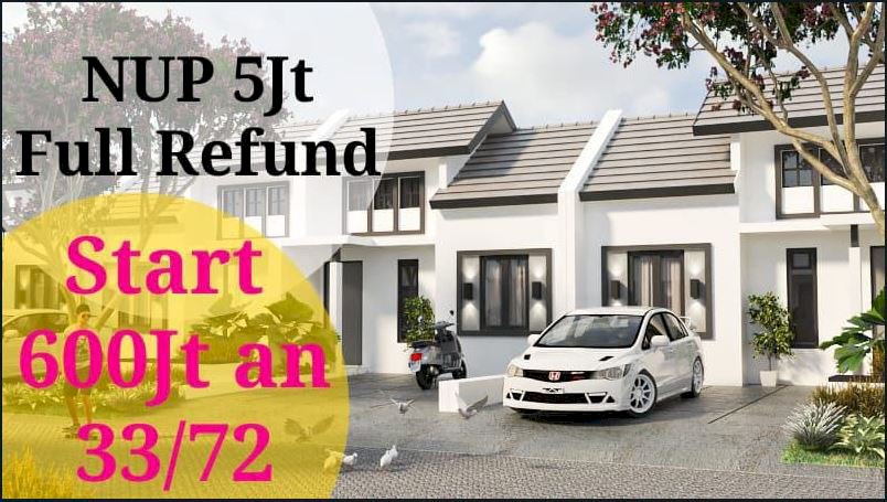 Rumah Tumbuh Tropical Minimalist  di Deltasari Waru Sidoarjo