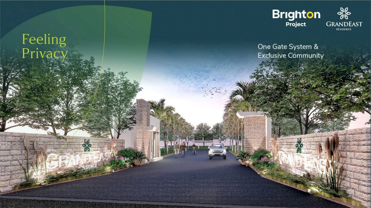 ORIENTASI UTARA & SELATAN RUMAH 1 LANTAI DI GRAND EAST SIDOARJO