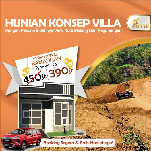 BELI TANAH ATAU HUNIAN DIMALANG PROMO SPESIAL BULAN RAMADHAN