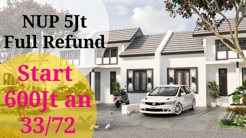 NEW CLUSTER DELTASARI HARGA 600JT-an LOKASI DI WARU SIDOARJO