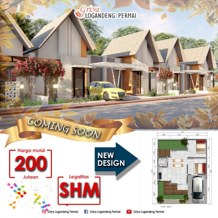 Perumahan eksklusif strategis di kota wonosari gunungkidul