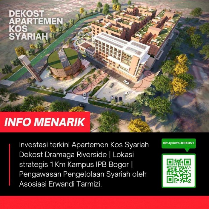 Pilihan Investor Property Apartemen Kos Syariah untuk mahasiswa Bekasi