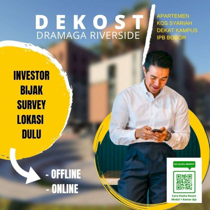 Pilihan Investor Property Apartemen Kos Syariah Market Mahasiswa IPB