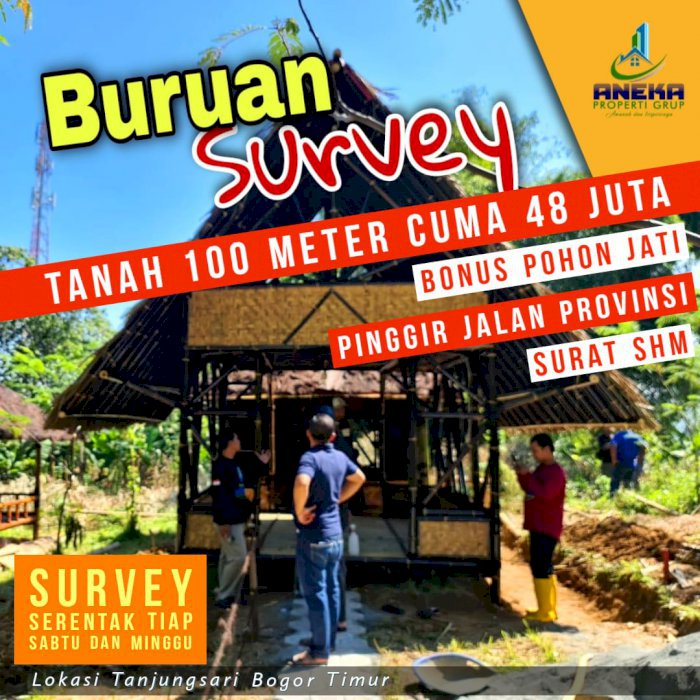 Jual Tanah Kavling Murah,Pinggir Jalan Provinsi Surat SHM Free Jati