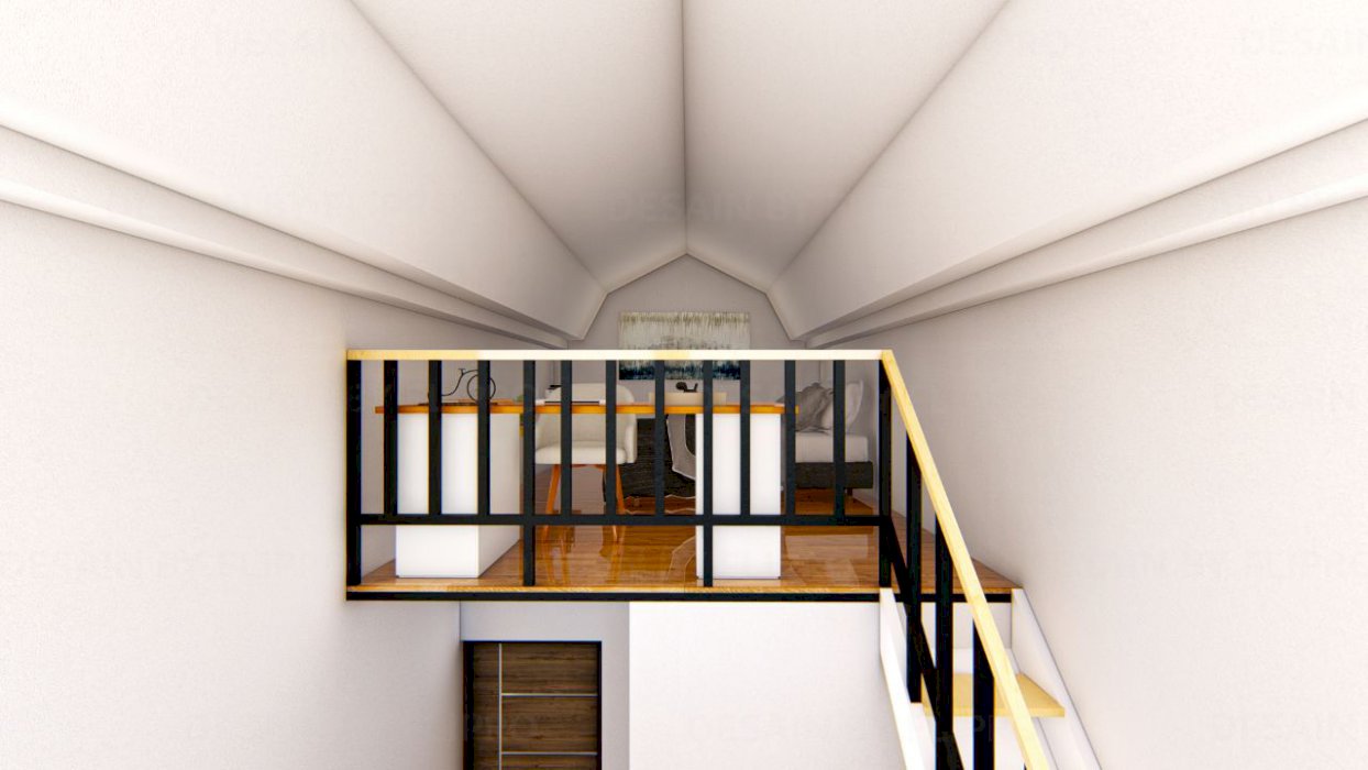 Rumah minimalis model Eropa di bekasi