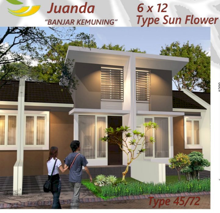 Jual Rumah GMJuamda Banjar Kemuning type Sun Plower