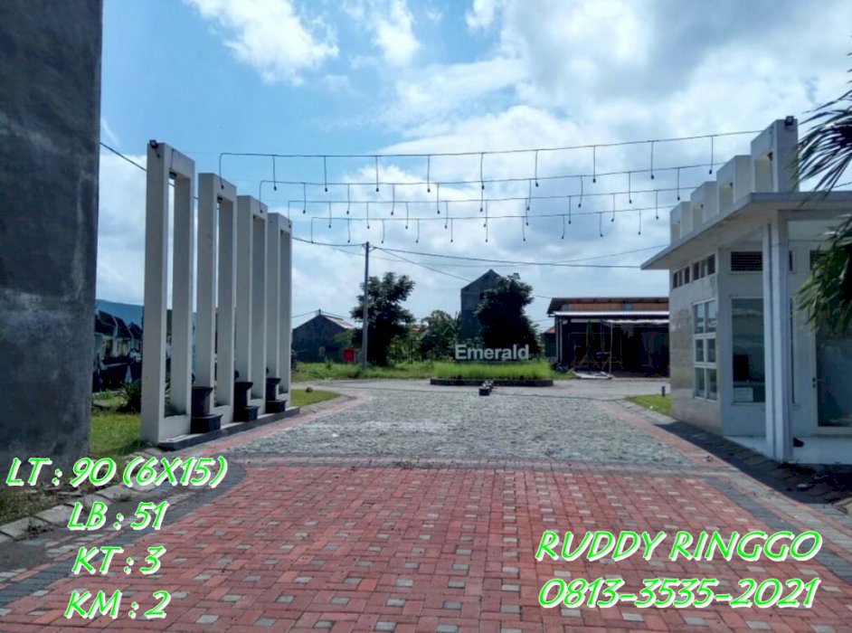 RUMAH BARU BERKUALITAS!! HANYA 600JT-an DI EMERALD VILLAGE SIDOARJO