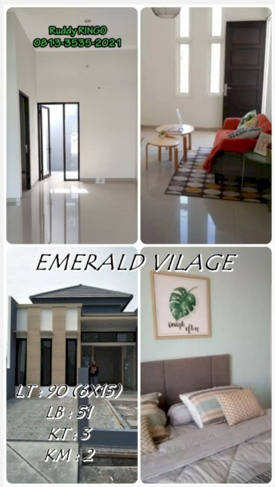 PERUMAHAN EMERAD VILAGE 8 MENIT KE RAYA A. YANI!! FREE ALL BIAYA-BIAYA
