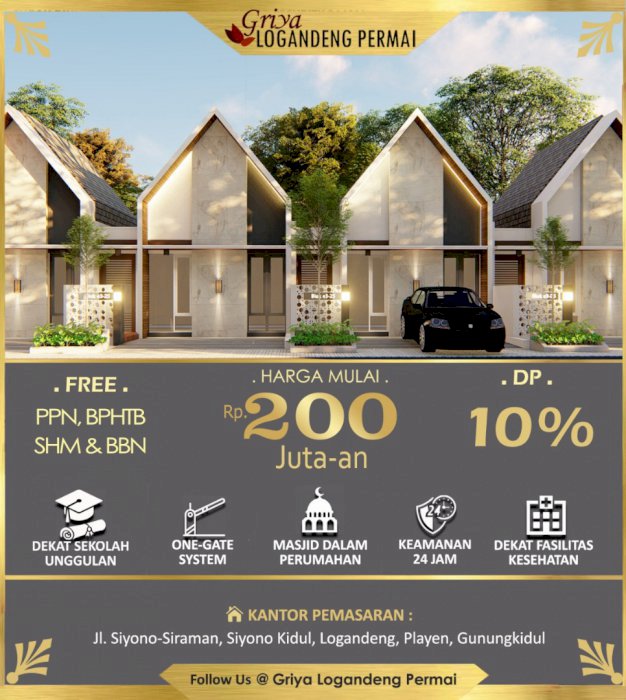 Rumah idaman nyaman di kota wonosari gunungkidul