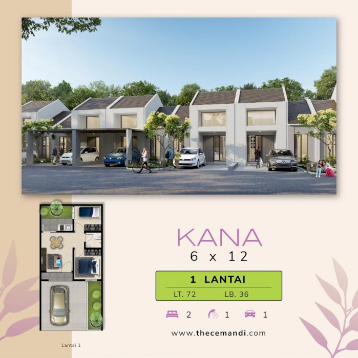 Rumah dekat bandara juanda hanya 300jt-an