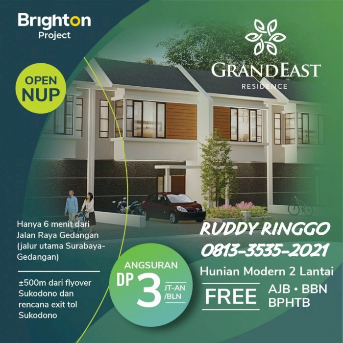 HARGA PERDANA COCOK UNTUK INVESTASI!! FREE ALL BIAYA & AKSES MUDAH