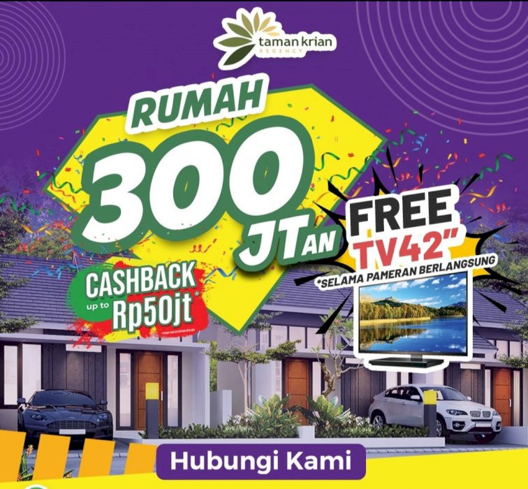 DIJUAL RUMAH TAMAN KRIAN REGENCY DEKAT SAMSAT KRIAN LOKASI SIDOARJO