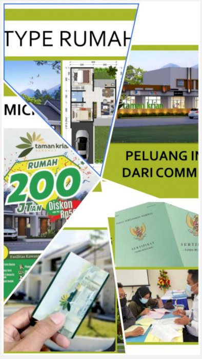 DIJUAL PERUMAHAN TAMAN KRIAN HARGA START 300JT-an DI SIDOARJO