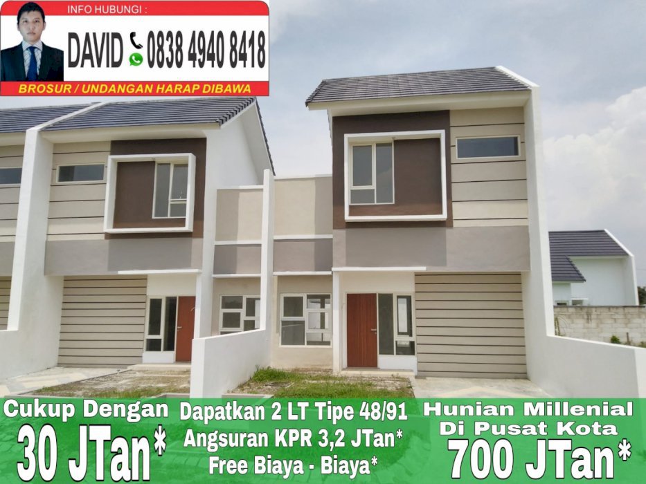Hunian 2 Lantai Hanya 700 JTan*