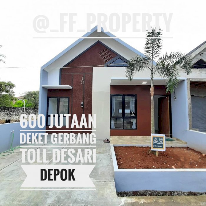 Rumah Dekat Gerbang Toll Desari Depok