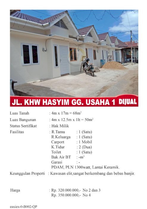 Dijual rumah pusat kota, sangat dekat dgn mall, rumah sakit, sekolah.