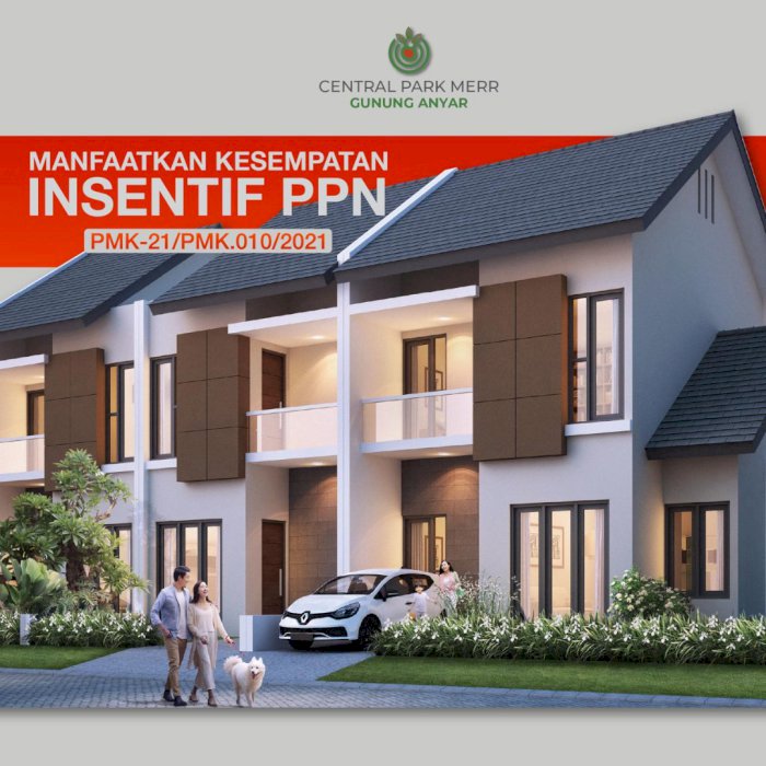 Jual Rumah 2 Lantai Central Park Merr Type 85