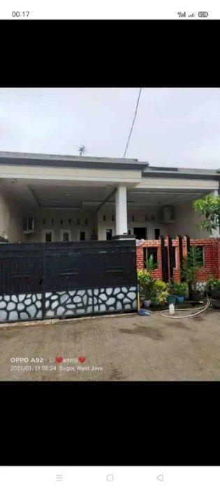 Jual cash griya Cileungsi 6, dekat grand Nusa indah full renov 165jta