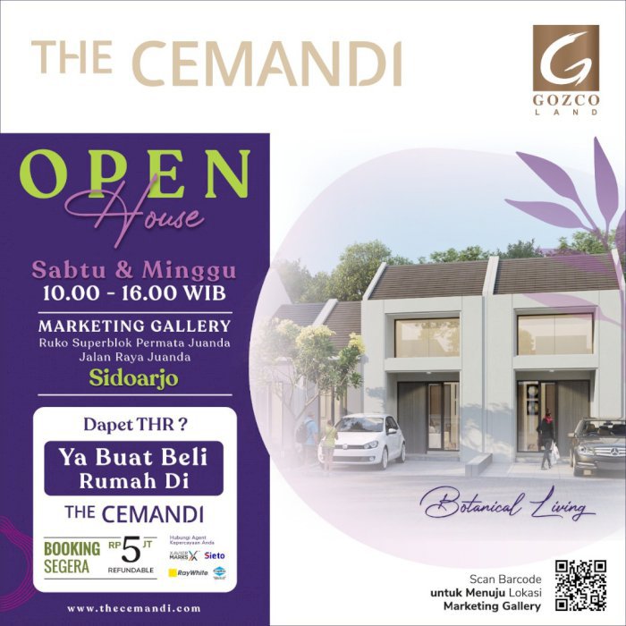 Jual Rumah 1 dan 2 Lantai The Cemandi Star 385 jtan