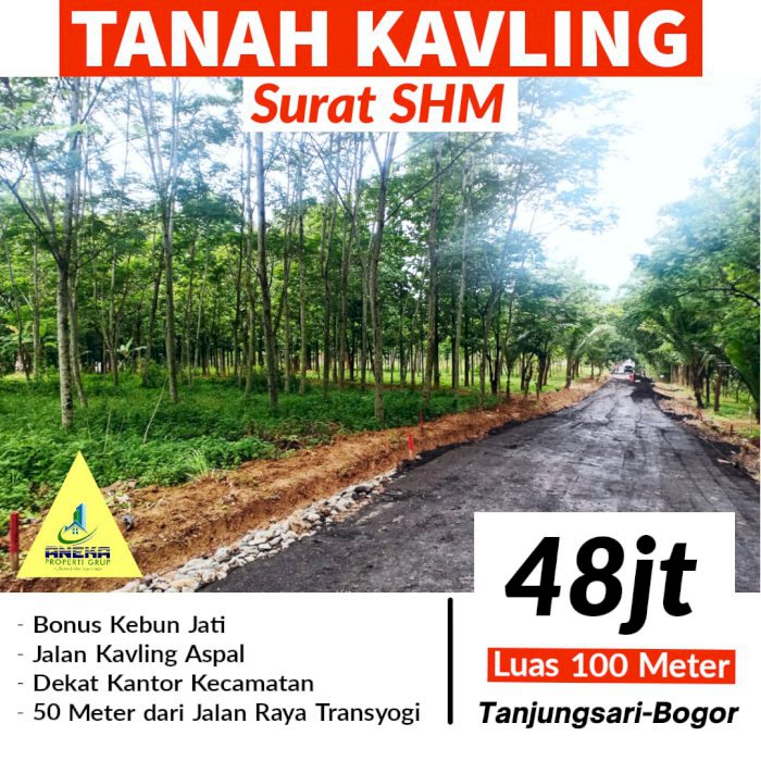 Dijual Cepat Tanah 400 meter Pinggir Jalan Provinsi Surat SHM