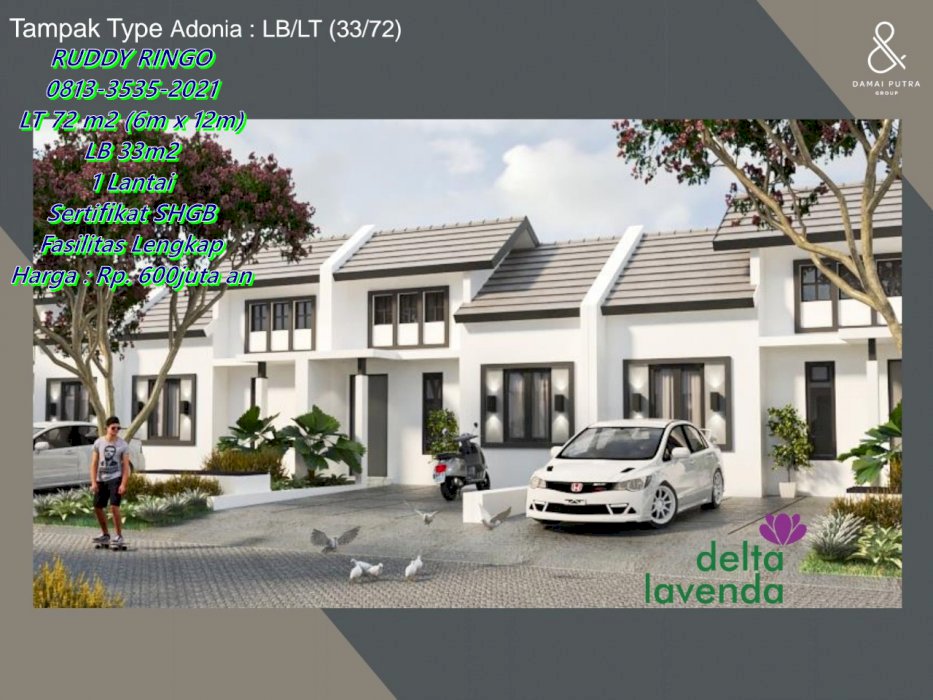 GRAND DELTASARI FREE SEMUA BIAYA 33/72... LOK STRATEGIS