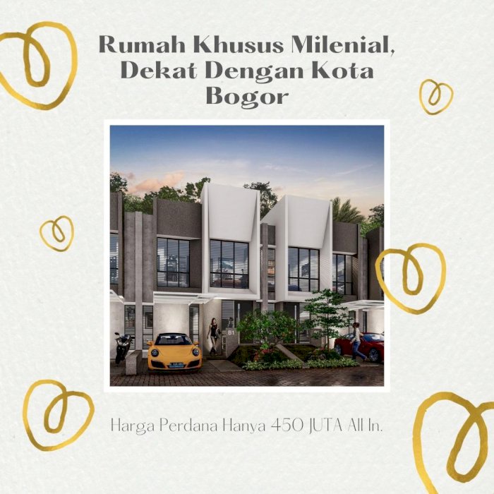Di Jual Rumah Murah 2 lantai, Hanya 450 Juta All In