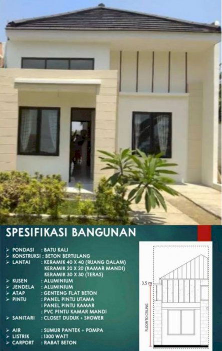DIJUAL RUMAH  CANTIK TAKE OVER  STRATEGIS POSISI HOEK