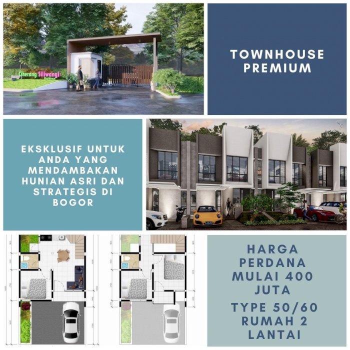 Rumah 2 lantai. Harga di bawah 500juta.