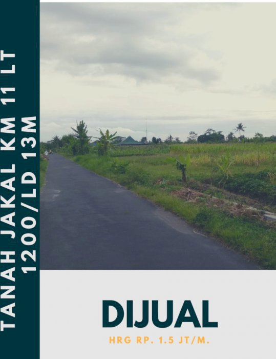 Tanah strategis di jl kaliurang Km 11
