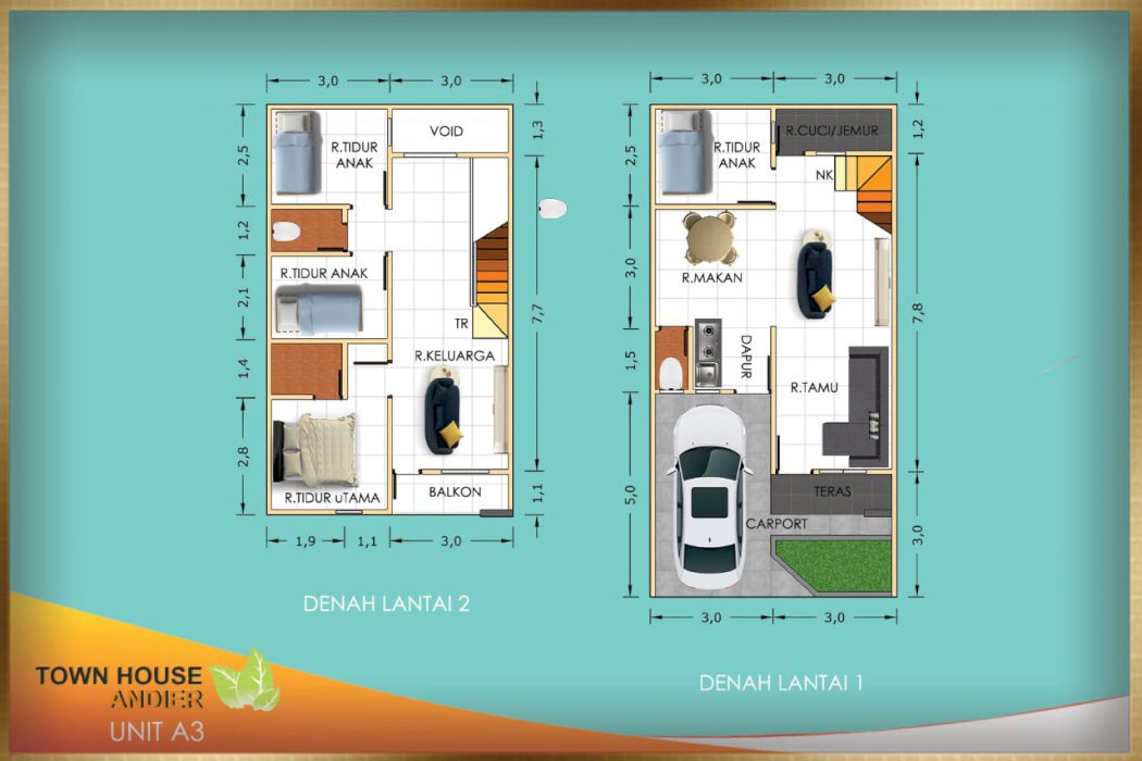 RUMAAH  Cantik  MUNGIL  MENARIK  SIAP HUNI DI TENGAH KOTA  BANDUNG