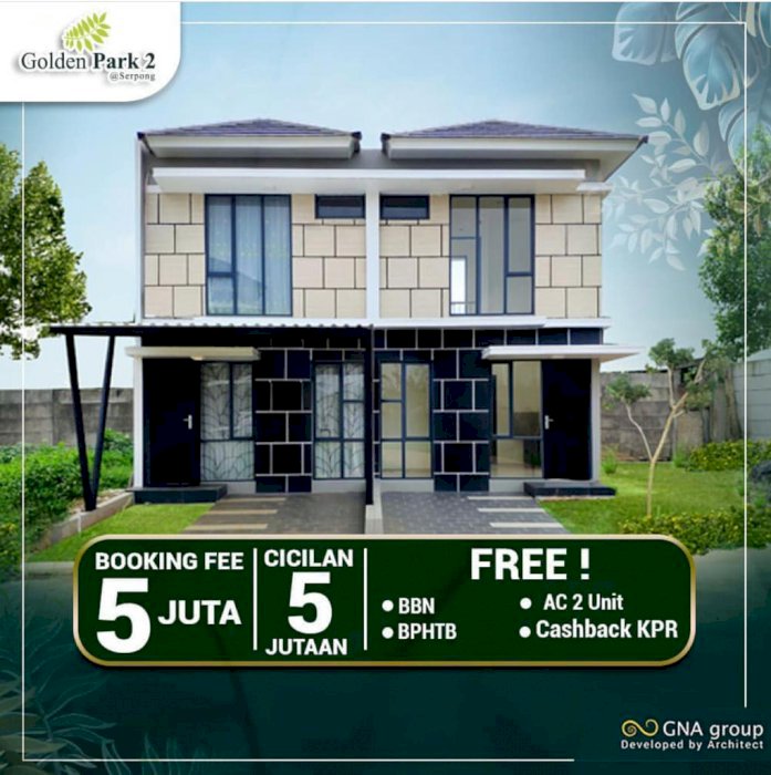 RUMAH MEWAH 2 LANTAI CISAUK GOLDEN PARK 2
