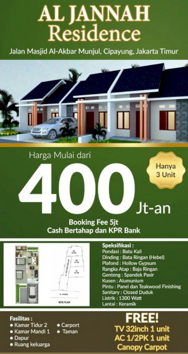 Rumah Murah Munjul Jakarta timur