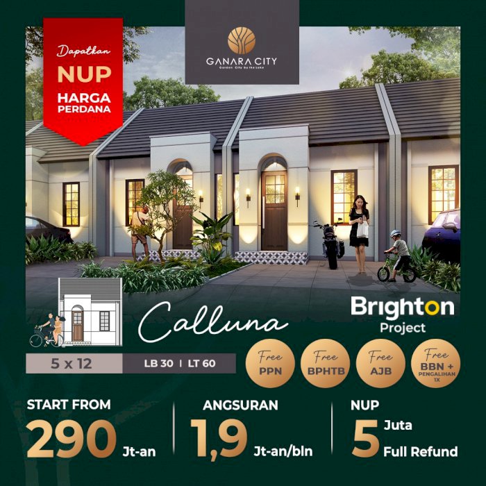 Ganara city kota mandiri dengan 16 fasilitas