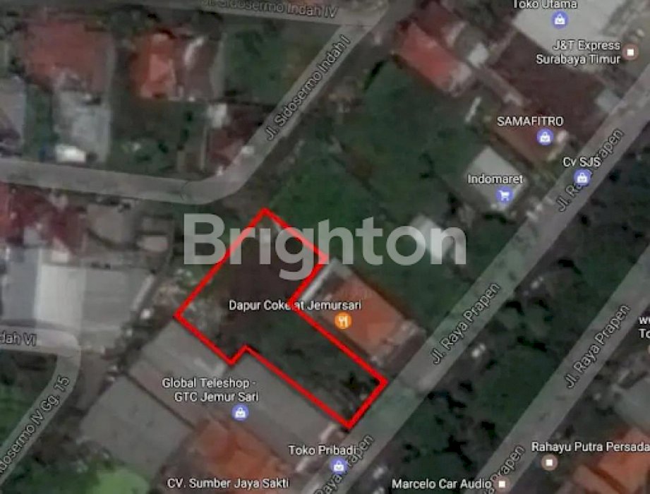 Lahan/Tanah kosong 0 jalan Raya Jemursari disewakan Murah Jemursari, Surabaya