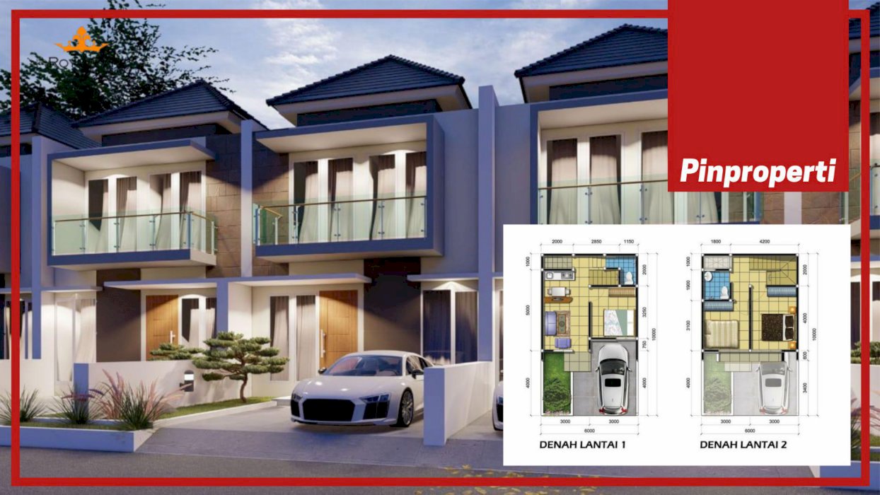 Rumah Modern Minimalis 2 Lantai Dekat Bandara Soetta The Royal Pinang