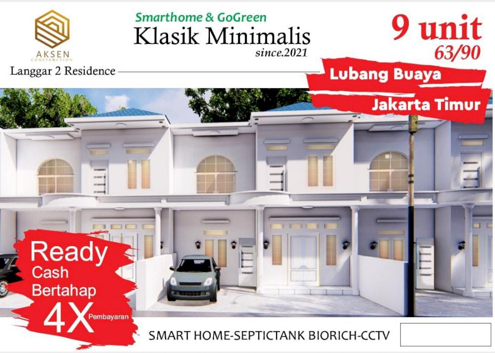 Langgar 2 Residence Lubang buaya Jaktim