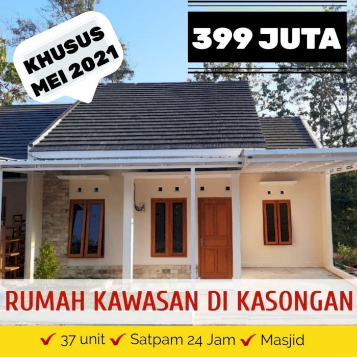 promo MEI RUMAH DI KASONGAN 399 JUTA