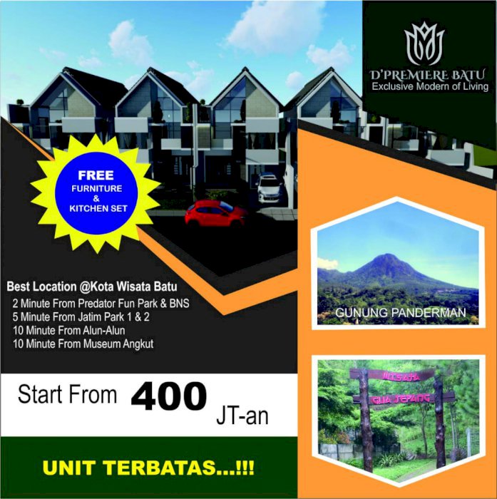 Rumah Villa murah dengan Bonus Waaah....