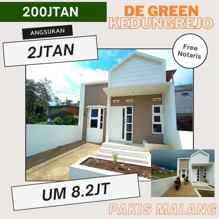RUMAH MURAH DP 8 JUTAAN SAJA, LOKASI DEKAT EXIT TOL SAWOJAJAR
