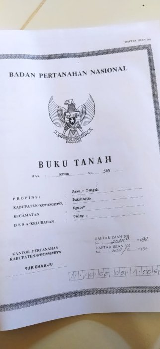Dijual Tanah Pekarangan MURAH Celep Nguter
