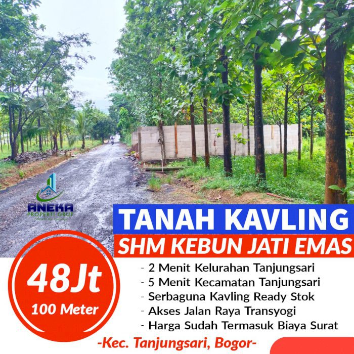 DIJUAL TANAH PINGGIR JALAN PROVINSI, SURAT SHM VIEW GUNUNG DIBOGOR