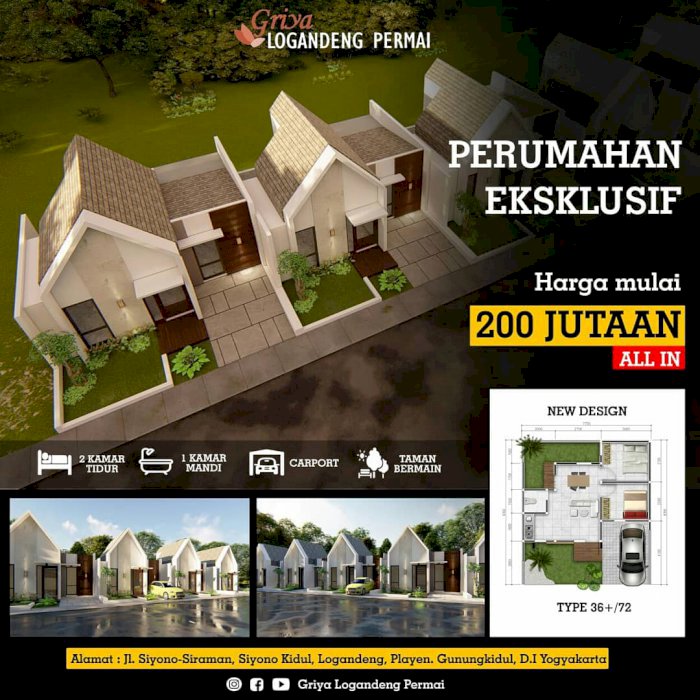 Hunian strategis dalam kota wonosari gunungkidul